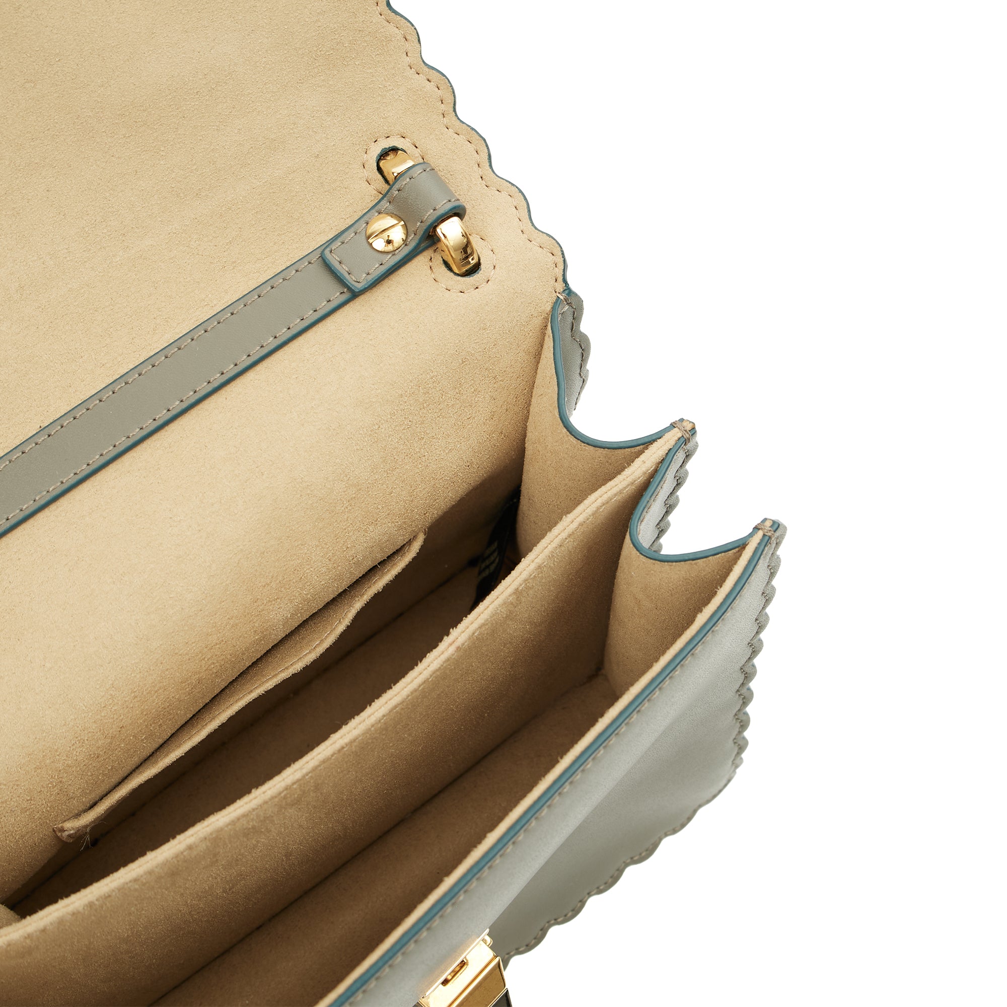 Fendi Cross Body Kan I - Small in Blue, Leather