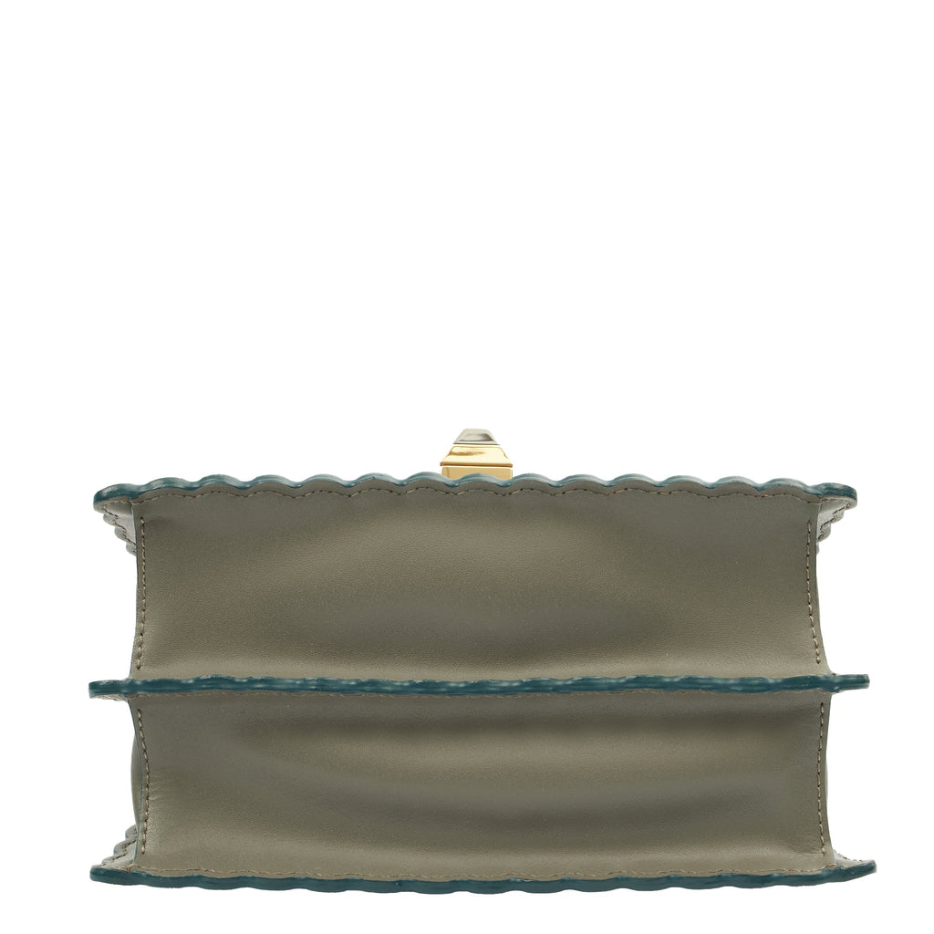 Fendi Cross Body Kan I - Small in Blue, Leather