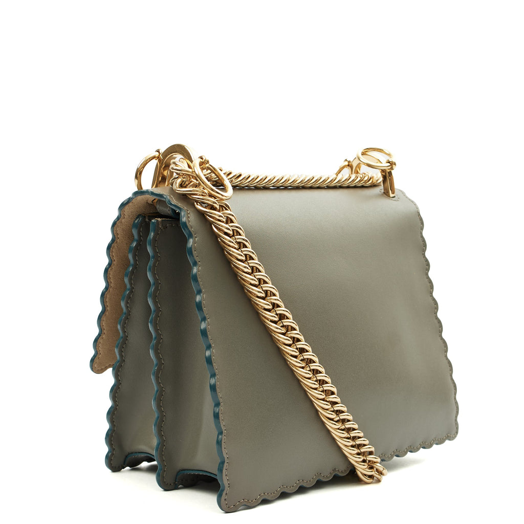Fendi Cross Body Kan I - Small in Blue, Leather