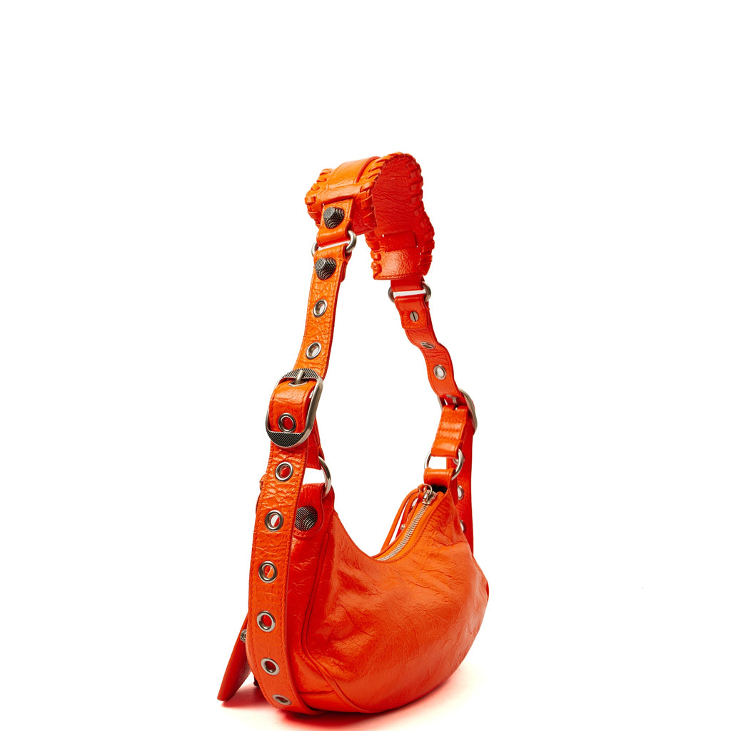 Balenciaga Shoulder Bag Le Cagole S in Orange, Leather