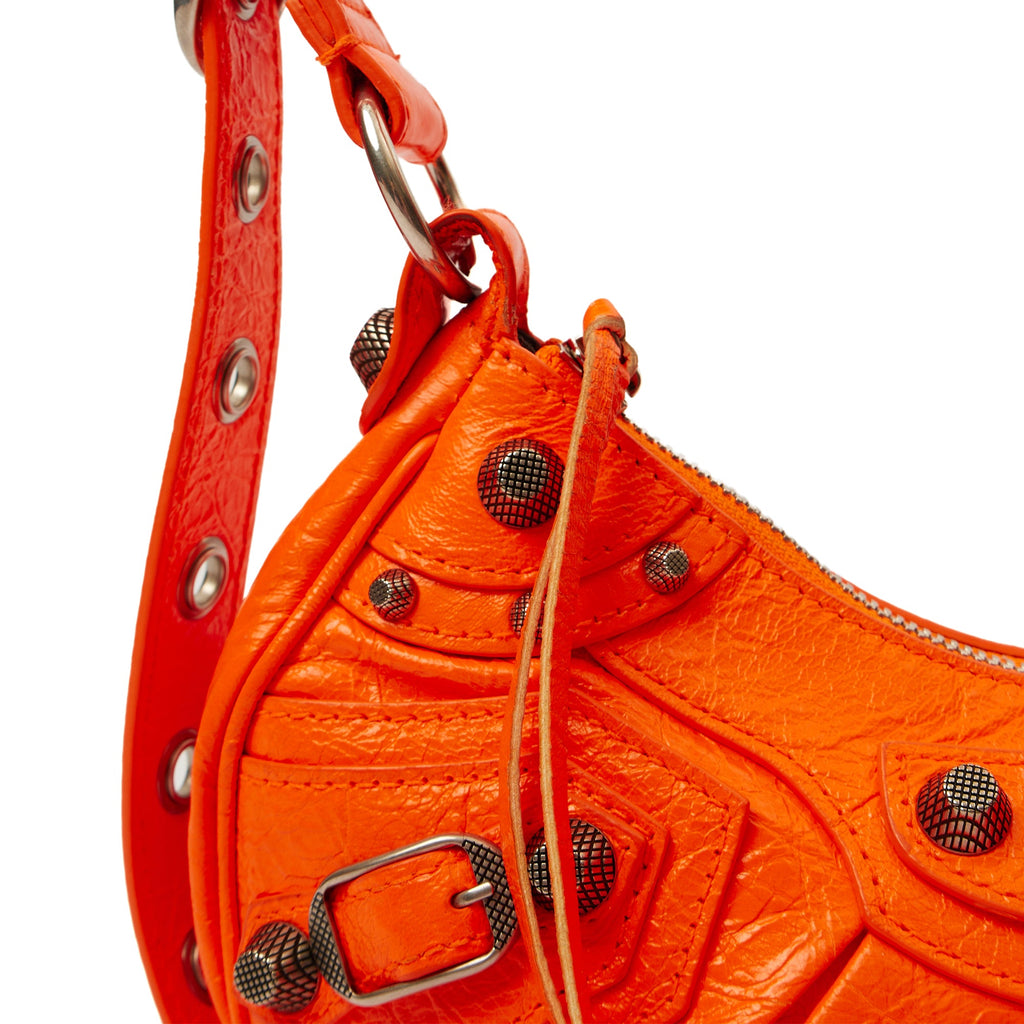 Balenciaga Shoulder Bag Le Cagole S in Orange, Leather