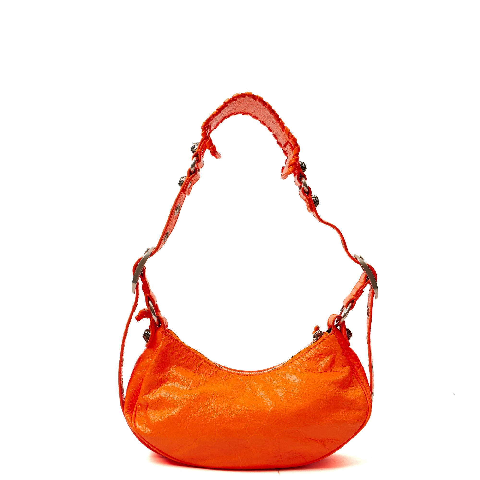 Balenciaga Shoulder Bag Le Cagole S in Orange, Leather
