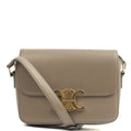 Celine Cross Body Triomphe - Mini in Grey, Box Calfskin