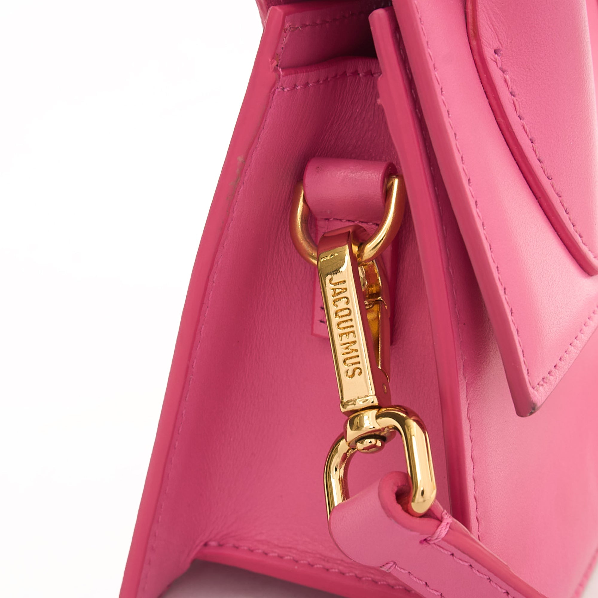Jacquemus Top Handle Le Chiquito in Pink, Leather