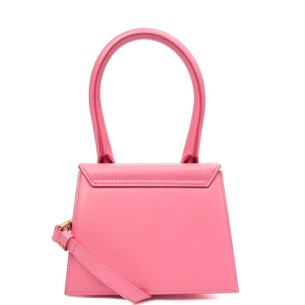 Jacquemus Top Handle Le Chiquito in Pink, Leather