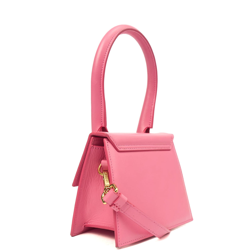 Jacquemus Top Handle Le Chiquito in Pink, Leather