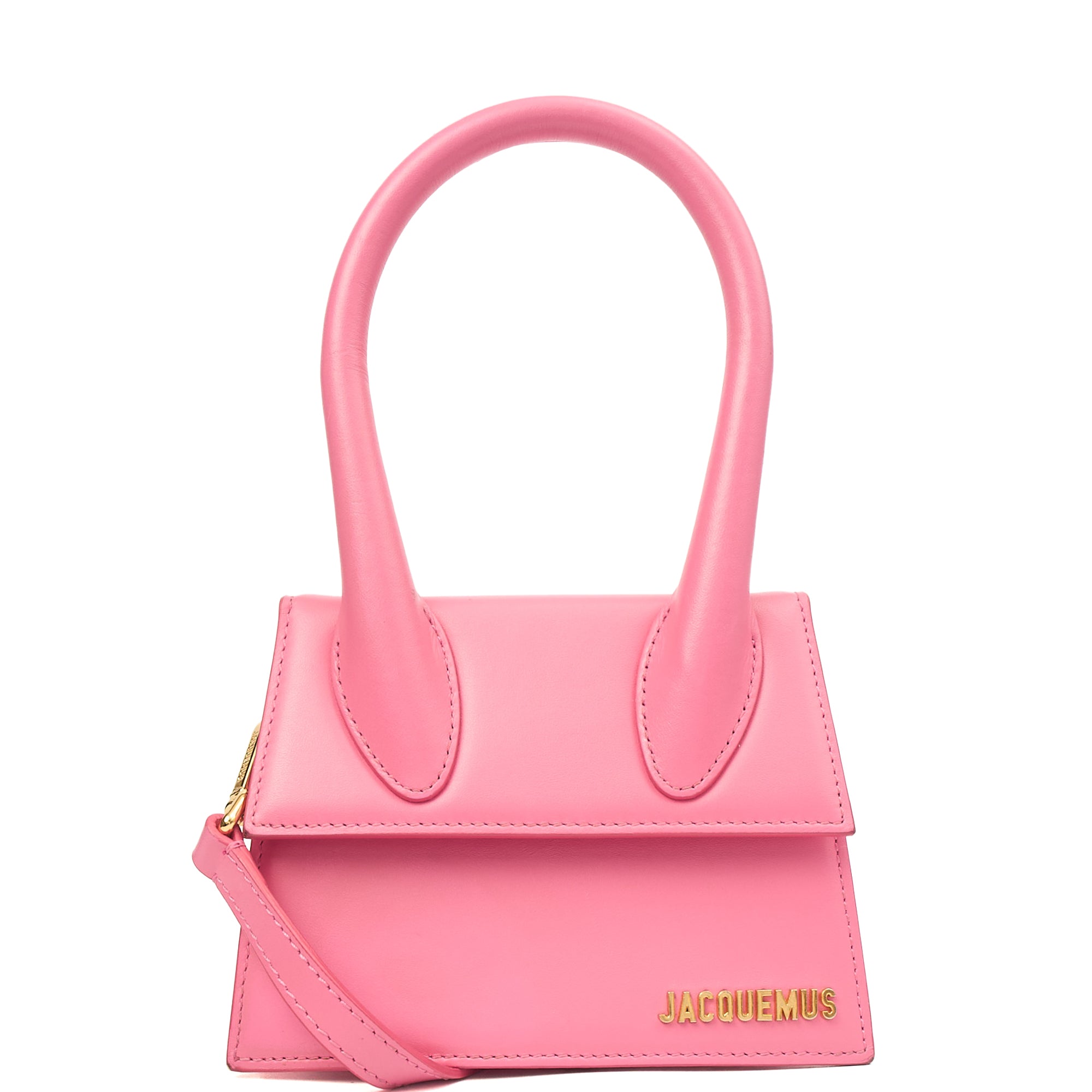 Jacquemus Top Handle Le Chiquito in Pink, Leather