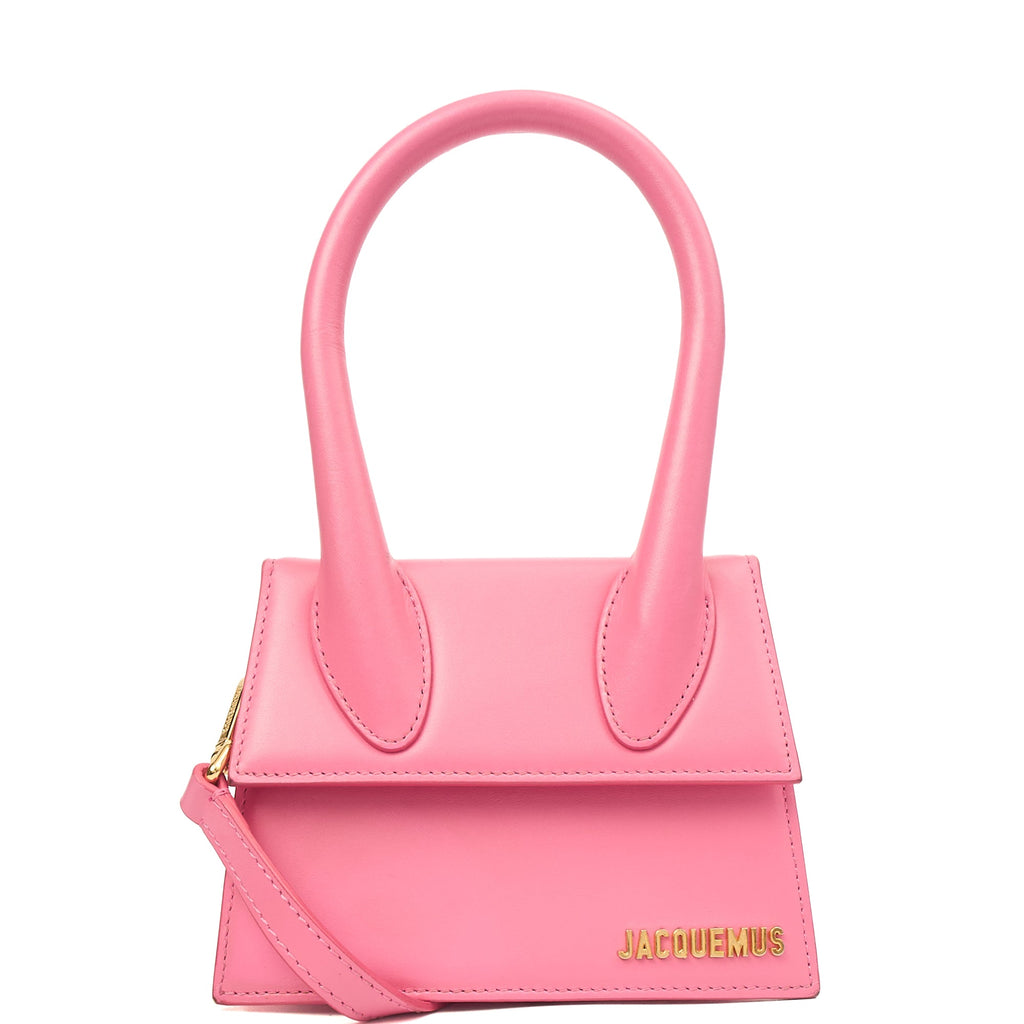 Jacquemus Top Handle Le Chiquito in Pink, Leather