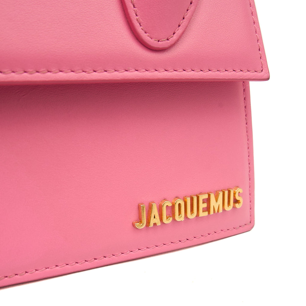 Jacquemus Top Handle Le Chiquito in Pink, Leather