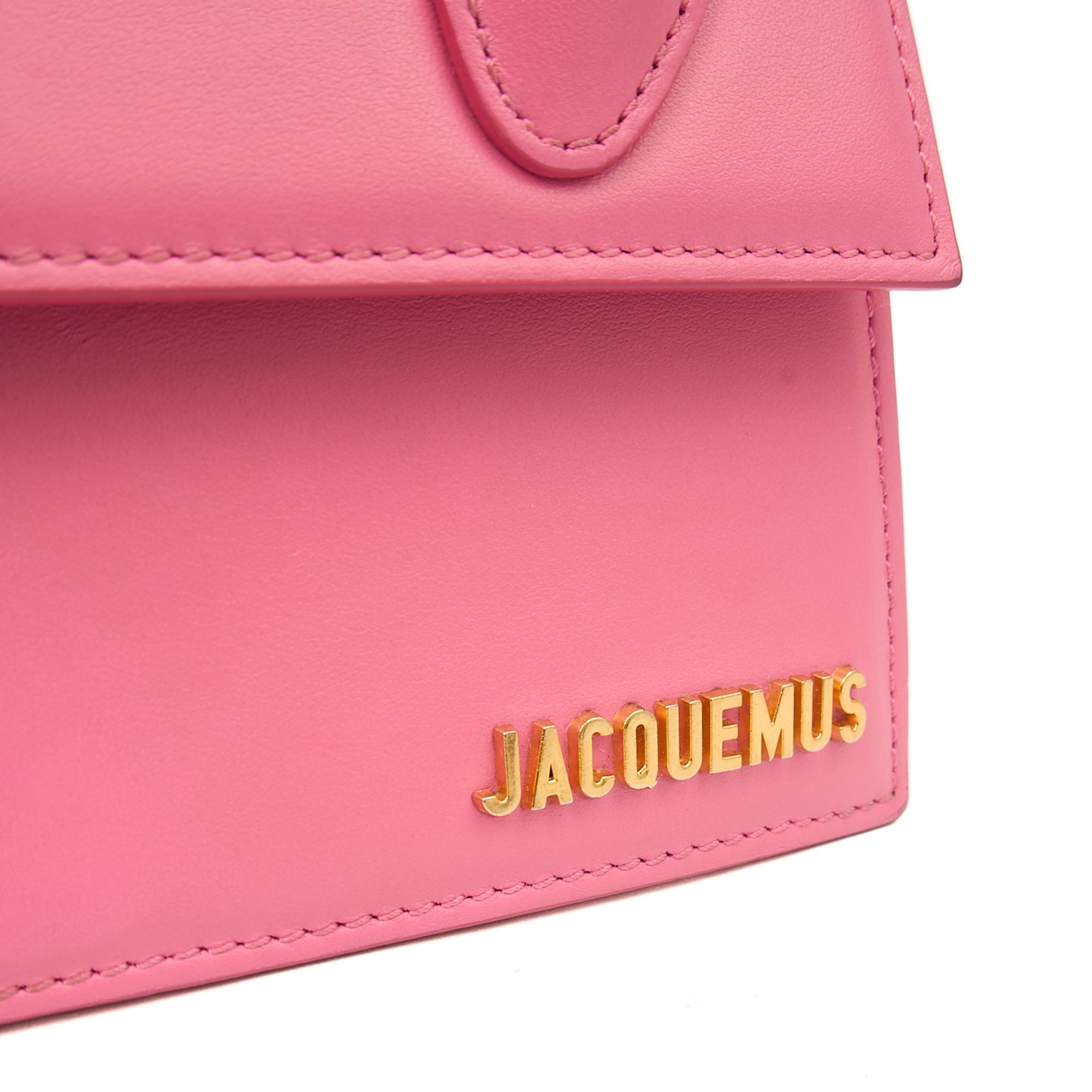 Jacquemus Top Handle Le Chiquito in Pink, Leather