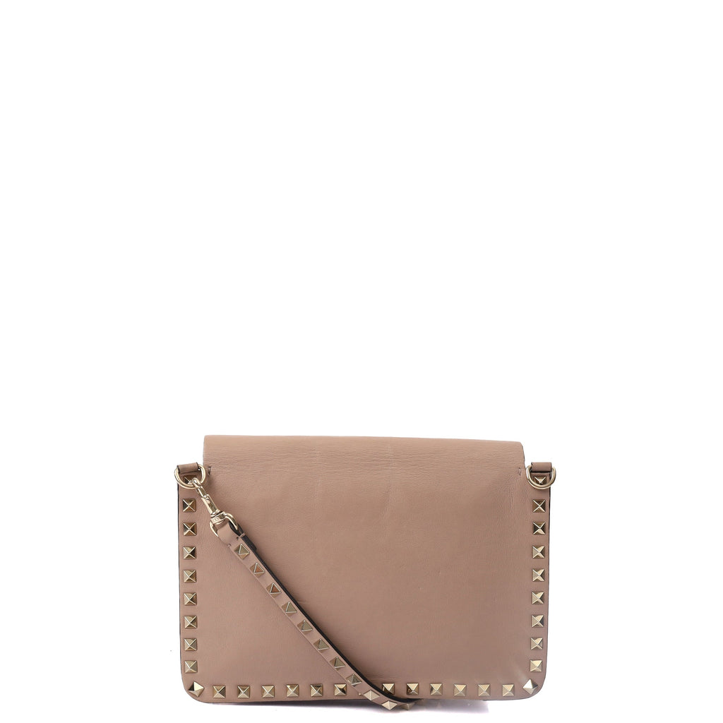 Valentino Cross Body Rockstud Camera Bag in Pink, Leather
