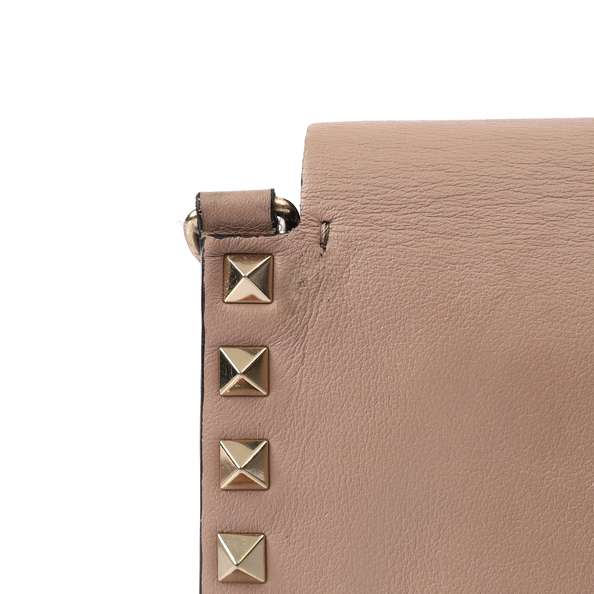 Valentino Cross Body Rockstud Camera Bag in Pink, Leather