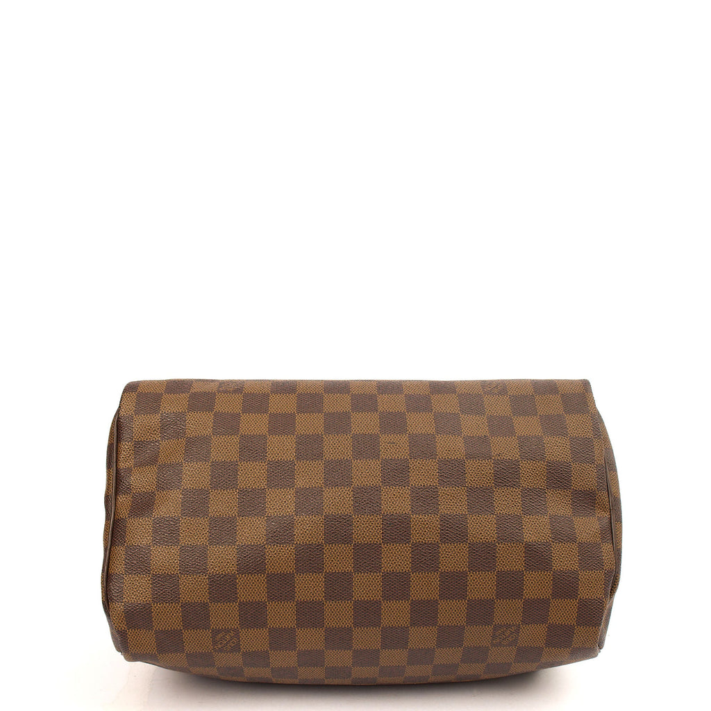 Louis Vuitton Top Handle Speedy 30 in Damier Ebene, Canvas