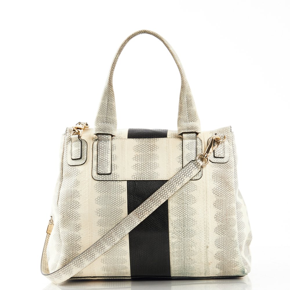 Givenchy Tote Pandora - Medium in Storm Gray, Exotic Effect Leather