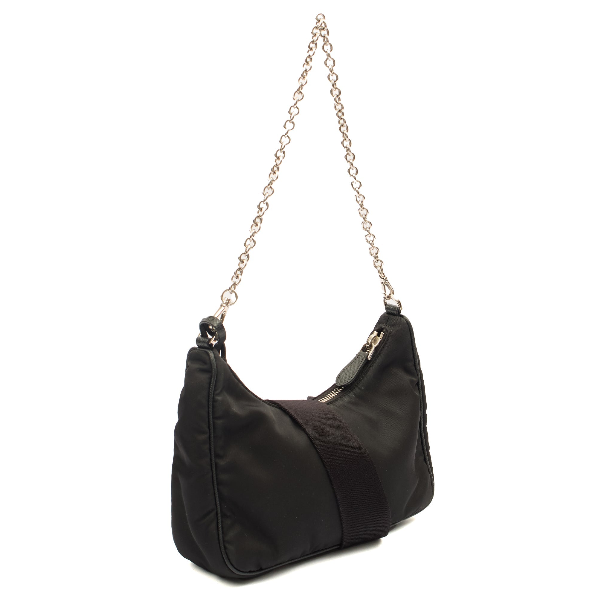 Prada Cross Body Re-Edition 2000 Shoulder Bag in Black, Nylon