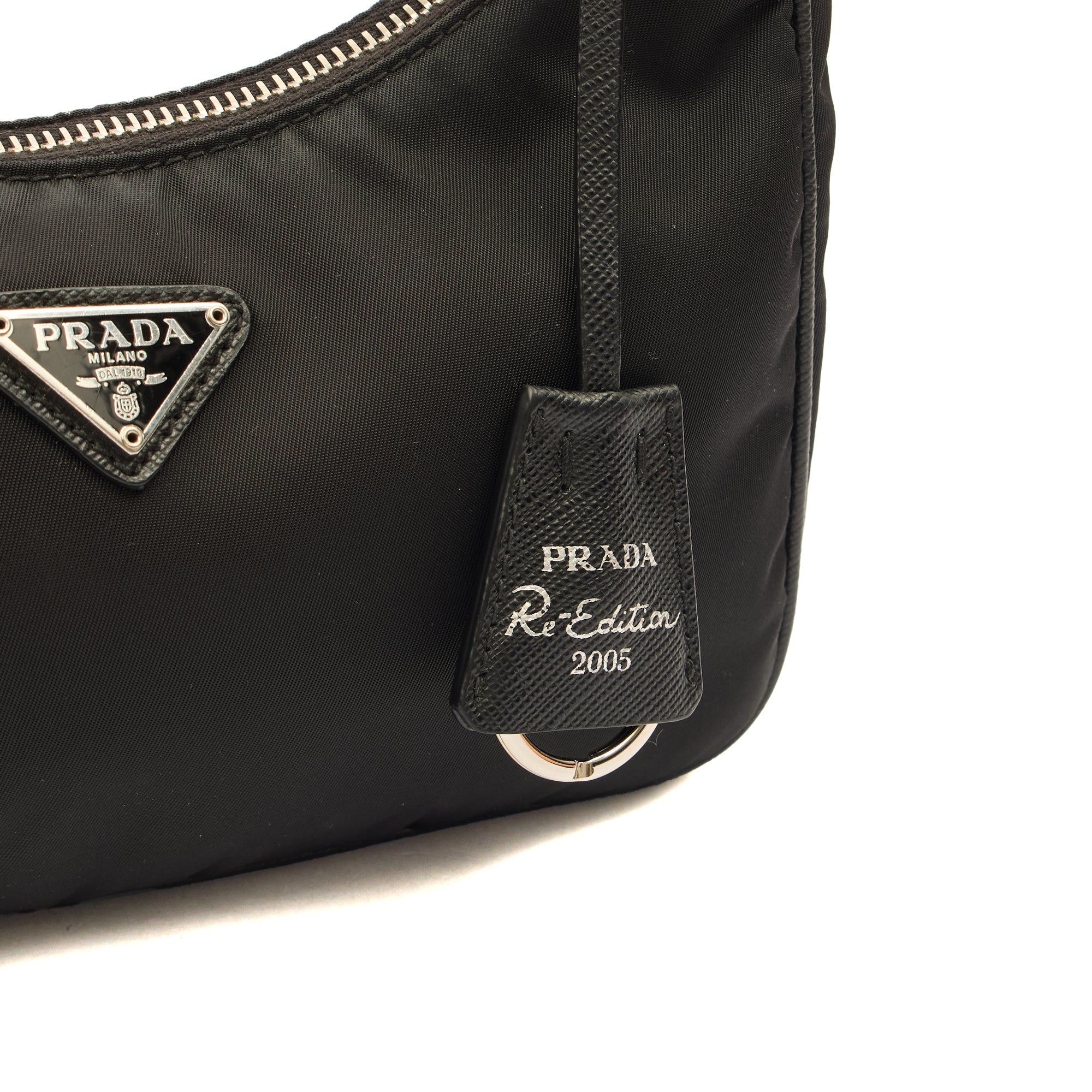 Prada Cross Body Re-Edition 2000 Shoulder Bag in Black, Nylon