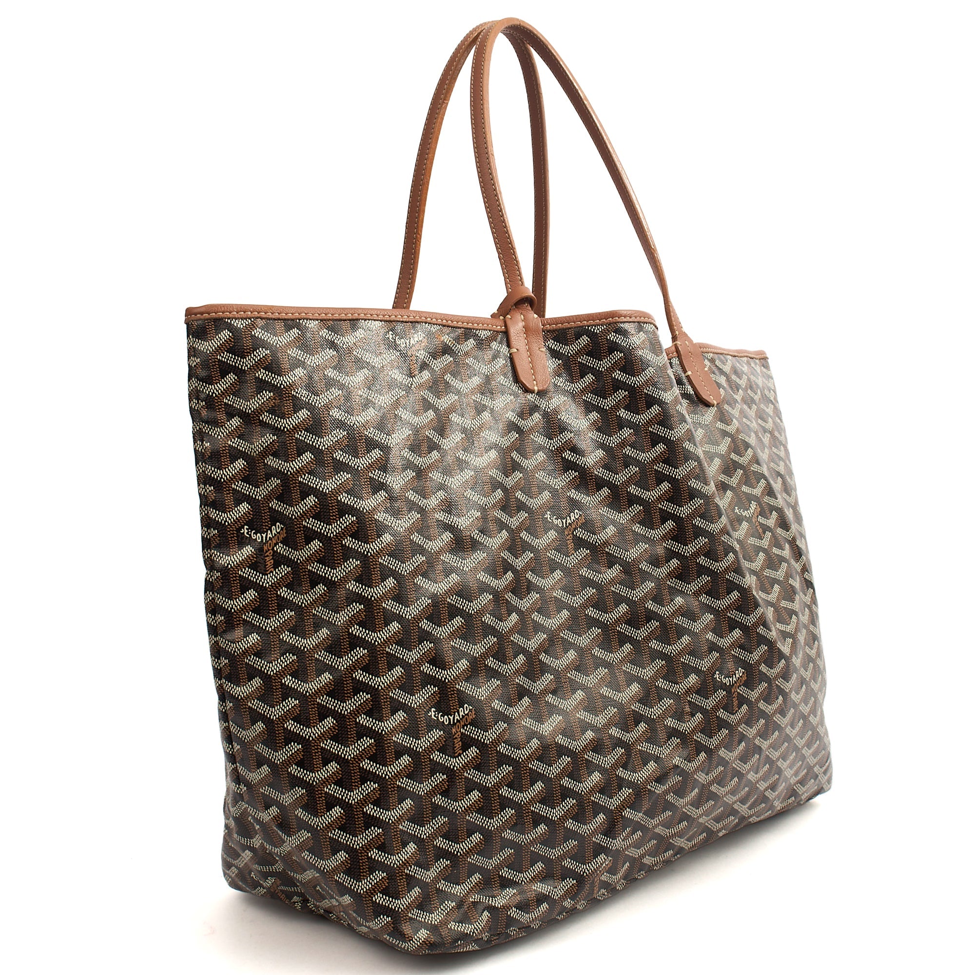 Goyard Tote Saint Louis GM in Brown, Leather