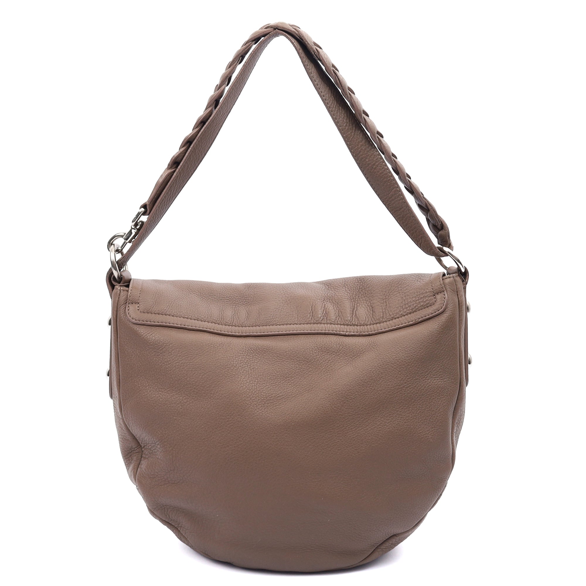 Mulberry Cross Body Daria Satchel in Clay, Calfskin Leather
