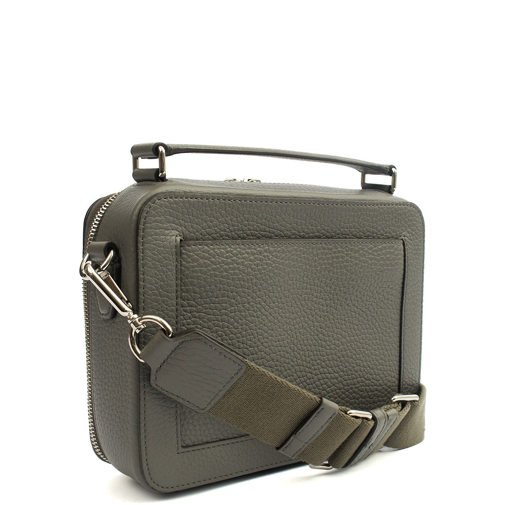 Mulberry Cross Body Belgrave - Crossbody Messenger in Charcoal Grey, Leather