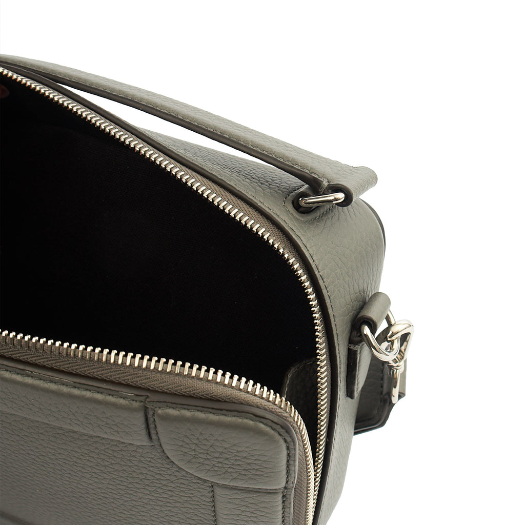 Mulberry Cross Body Belgrave - Crossbody Messenger in Charcoal Grey, Leather