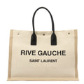 Saint Laurent Tote Rive Gauche Tote in Neutral, Fabric