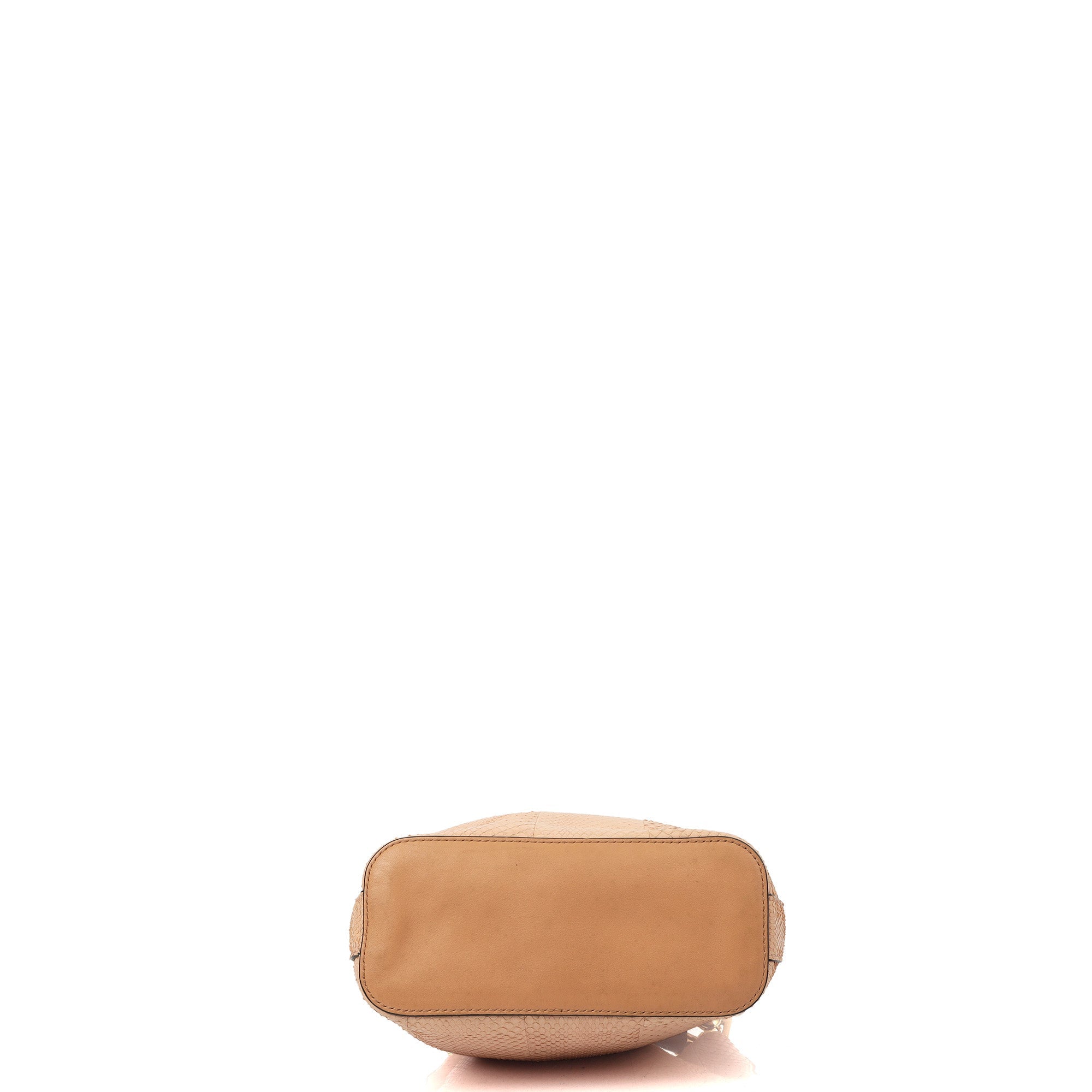 Chloe Bucket Bag Tote in Pink, Exotic Effect Leather