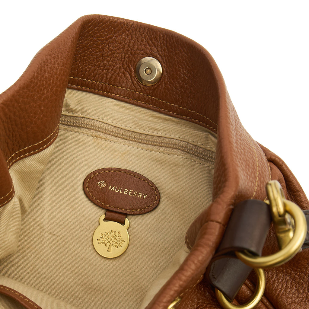 Mulberry Tote Mitzy Tote in Oak, Calfskin Leather