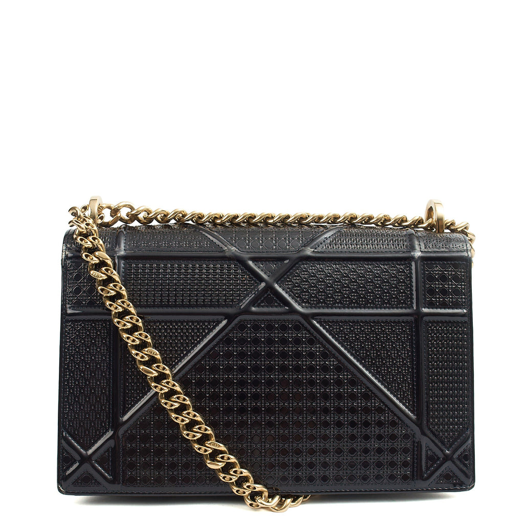 Christian Dior Shoulder Bag Diorama - Small in Blue, Leather