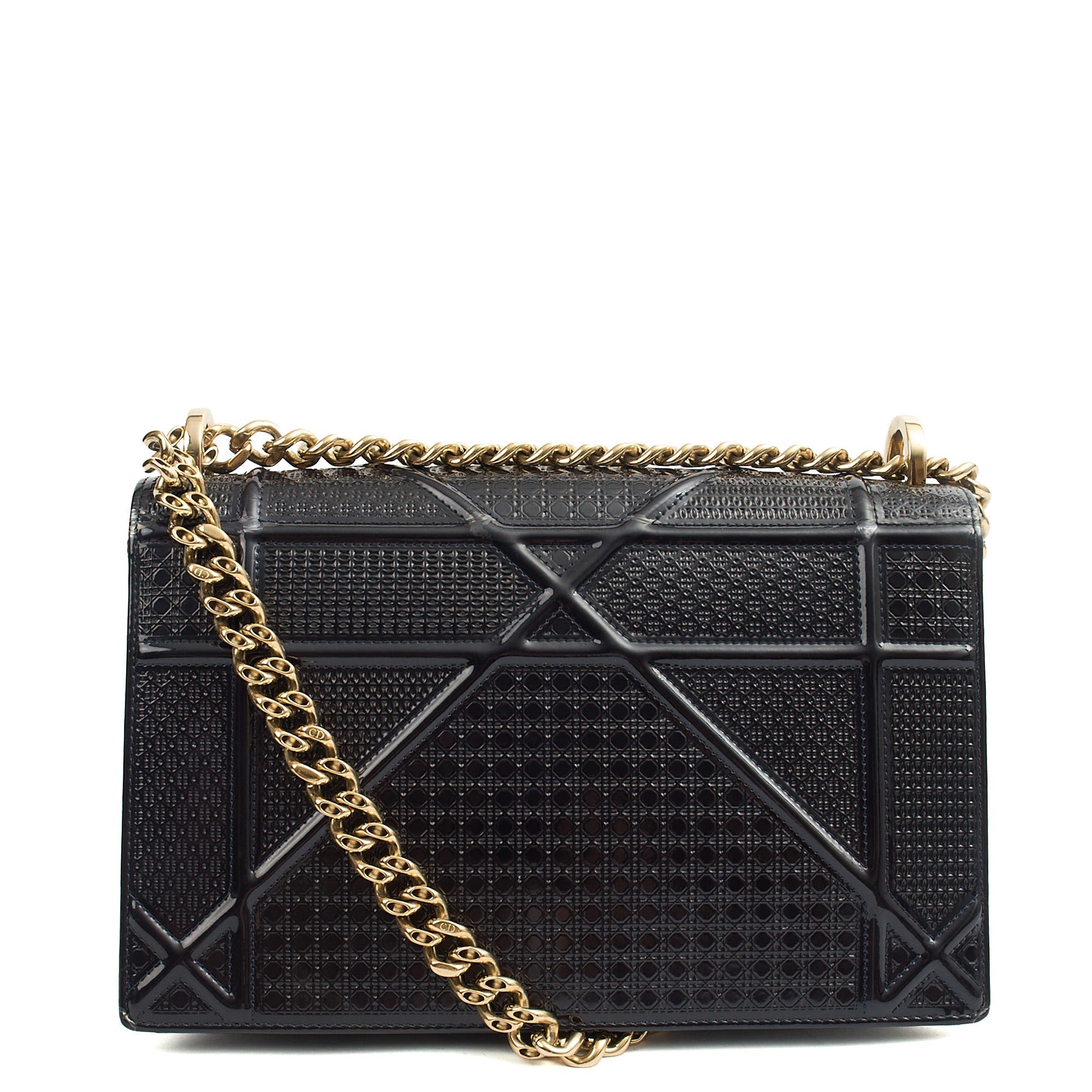 Christian Dior Shoulder Bag Diorama - Small in Blue, Leather