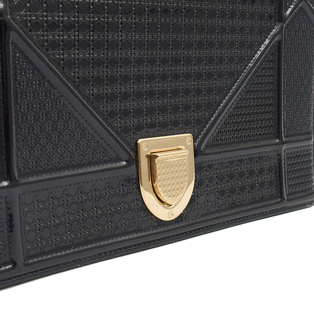 Christian Dior Shoulder Bag Diorama - Small in Blue, Leather