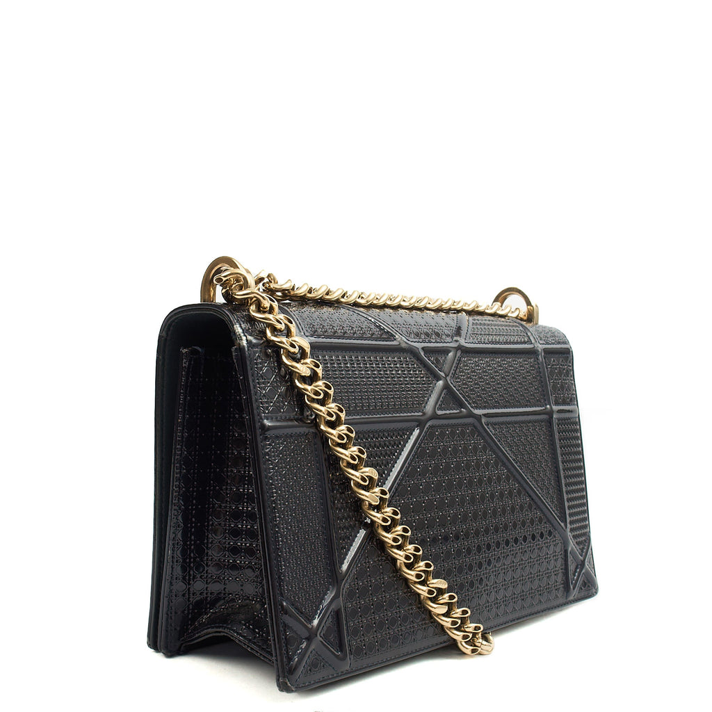 Christian Dior Shoulder Bag Diorama - Small in Blue, Leather