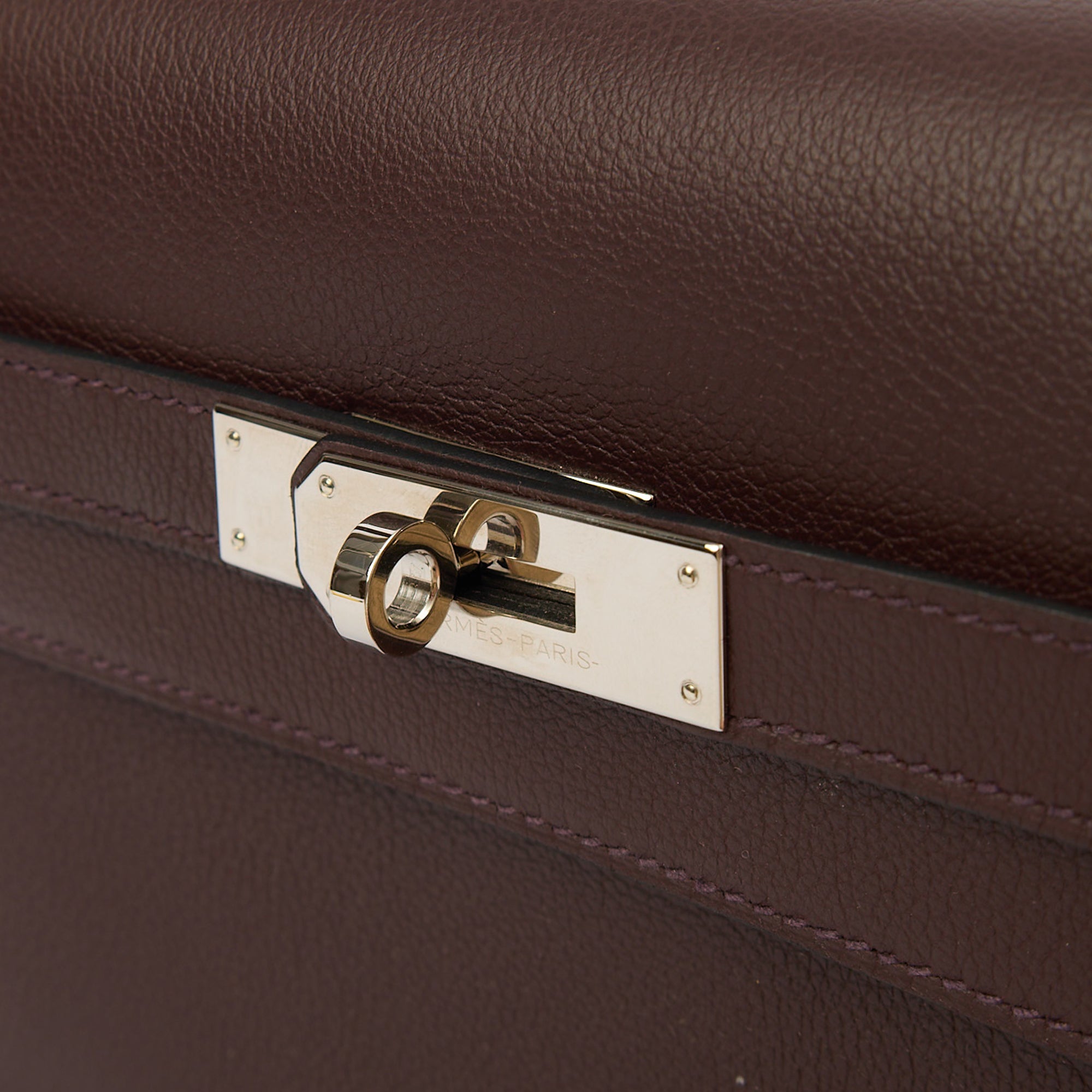 Hermes Clutch Kelly Depeches 25 in Rouge Sellier, Evercolour