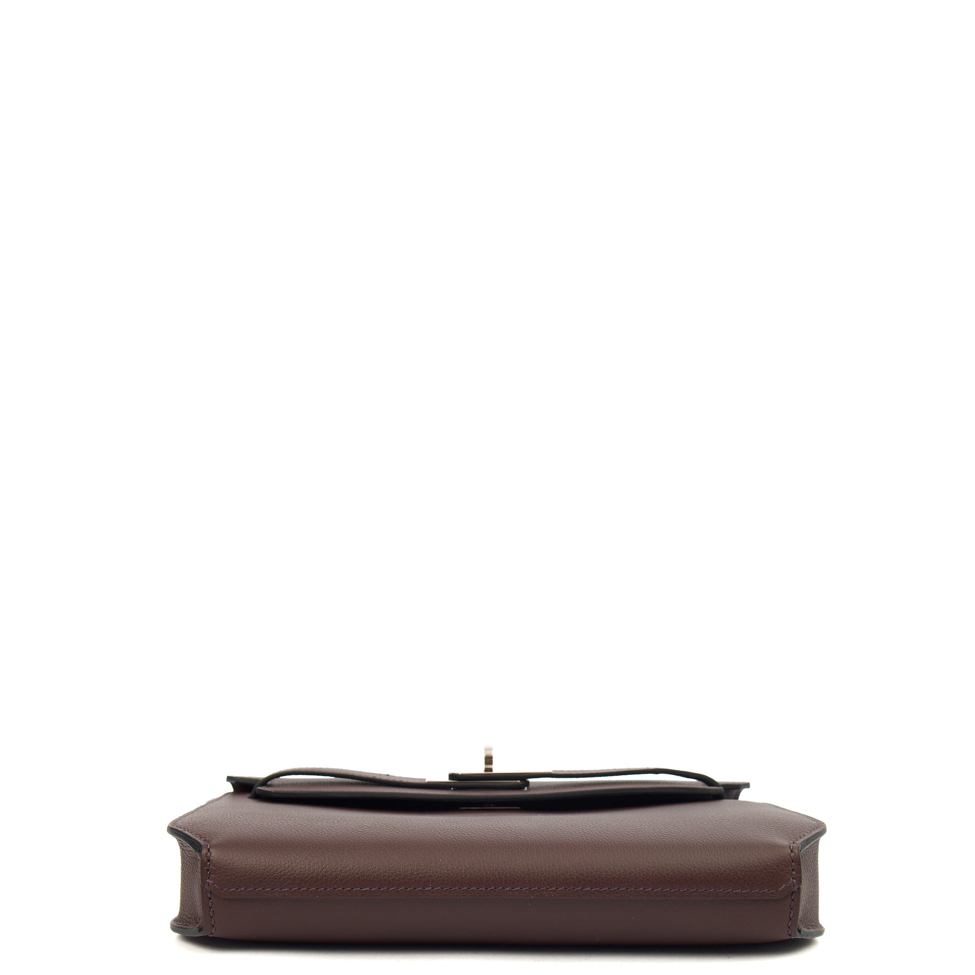 Hermes Clutch Kelly Depeches 25 in Rouge Sellier, Evercolour