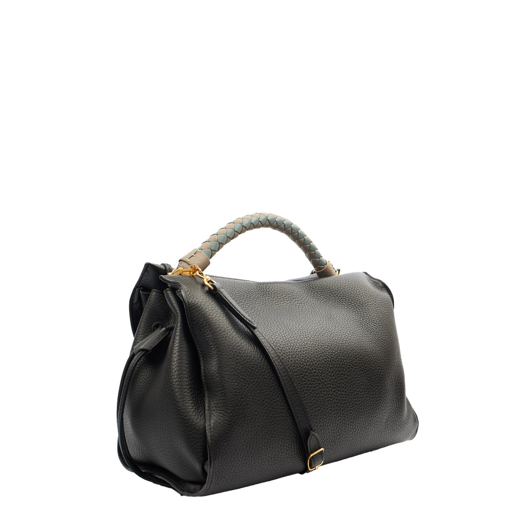 Mulberry Cross Body Iris - Large in Black, Leather