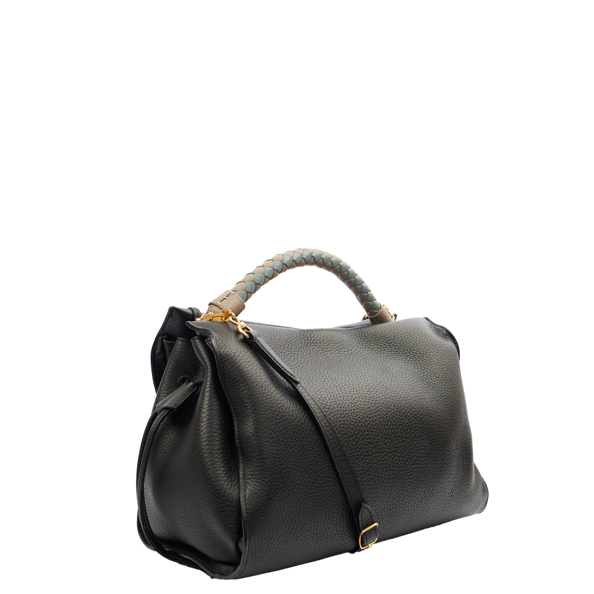 Mulberry Cross Body Iris - Large in Black, Leather