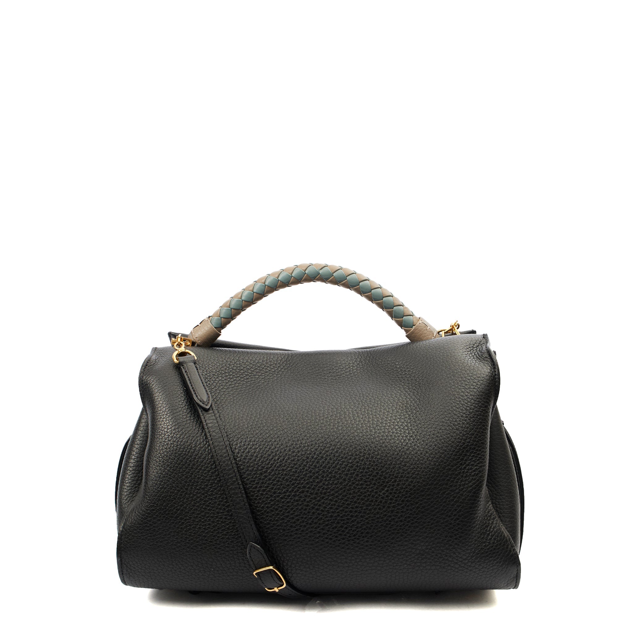 Mulberry Cross Body Iris - Large in Black, Leather
