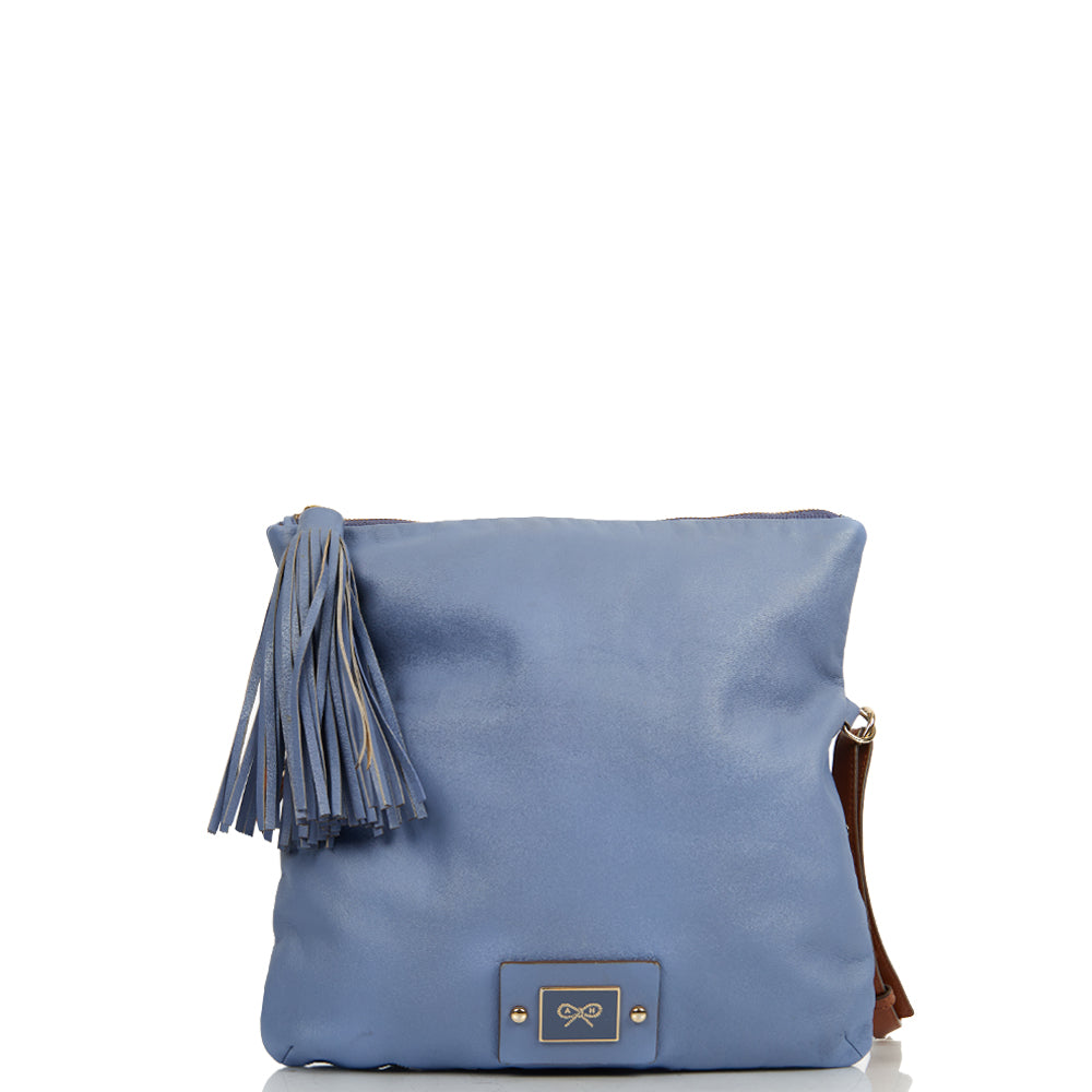 Anya Hindmarch Shoulder Bag in Purple, Leather
