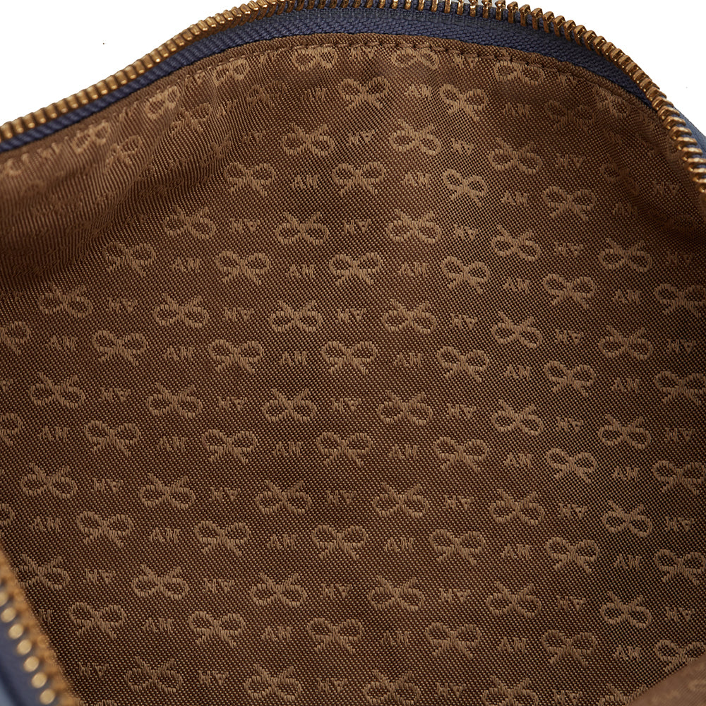 Anya Hindmarch Shoulder Bag in Purple, Leather