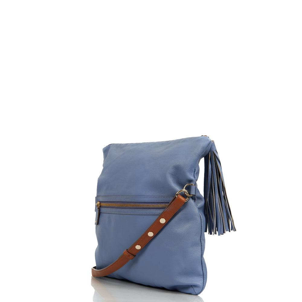 Anya Hindmarch Shoulder Bag in Purple, Leather