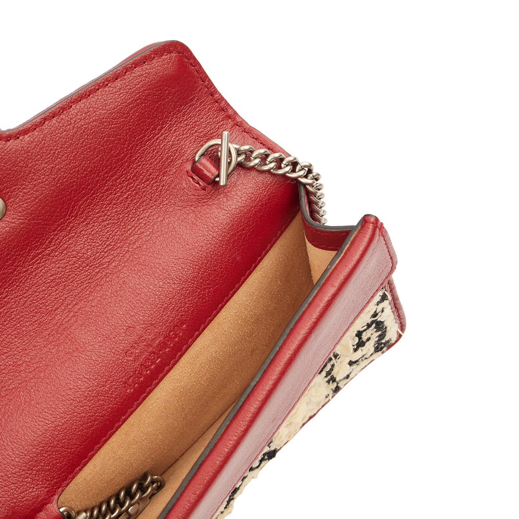 Gucci Mini Bag Dionysus - Super Mini in White, Fabric