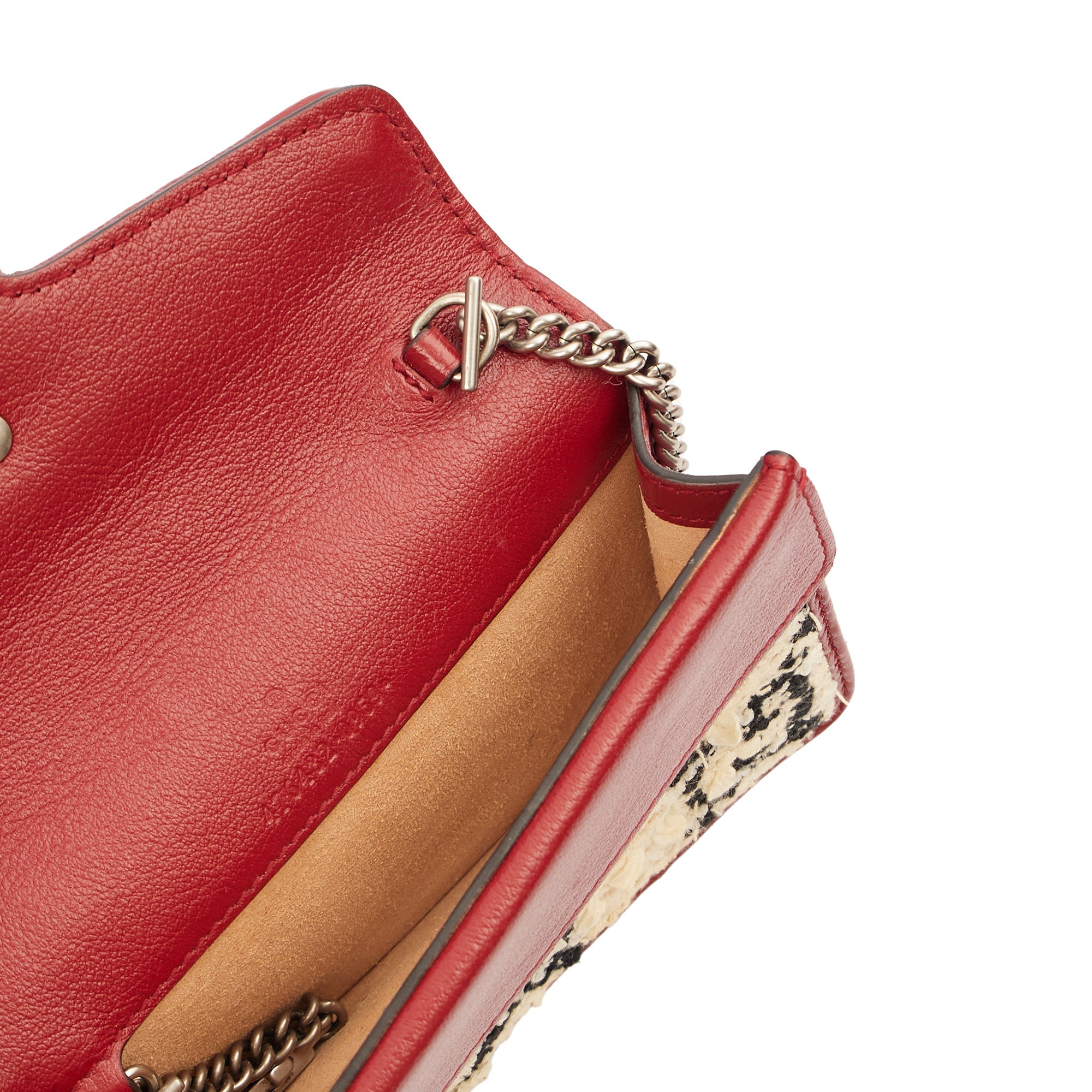 Gucci Mini Bag Dionysus - Super Mini in White, Fabric