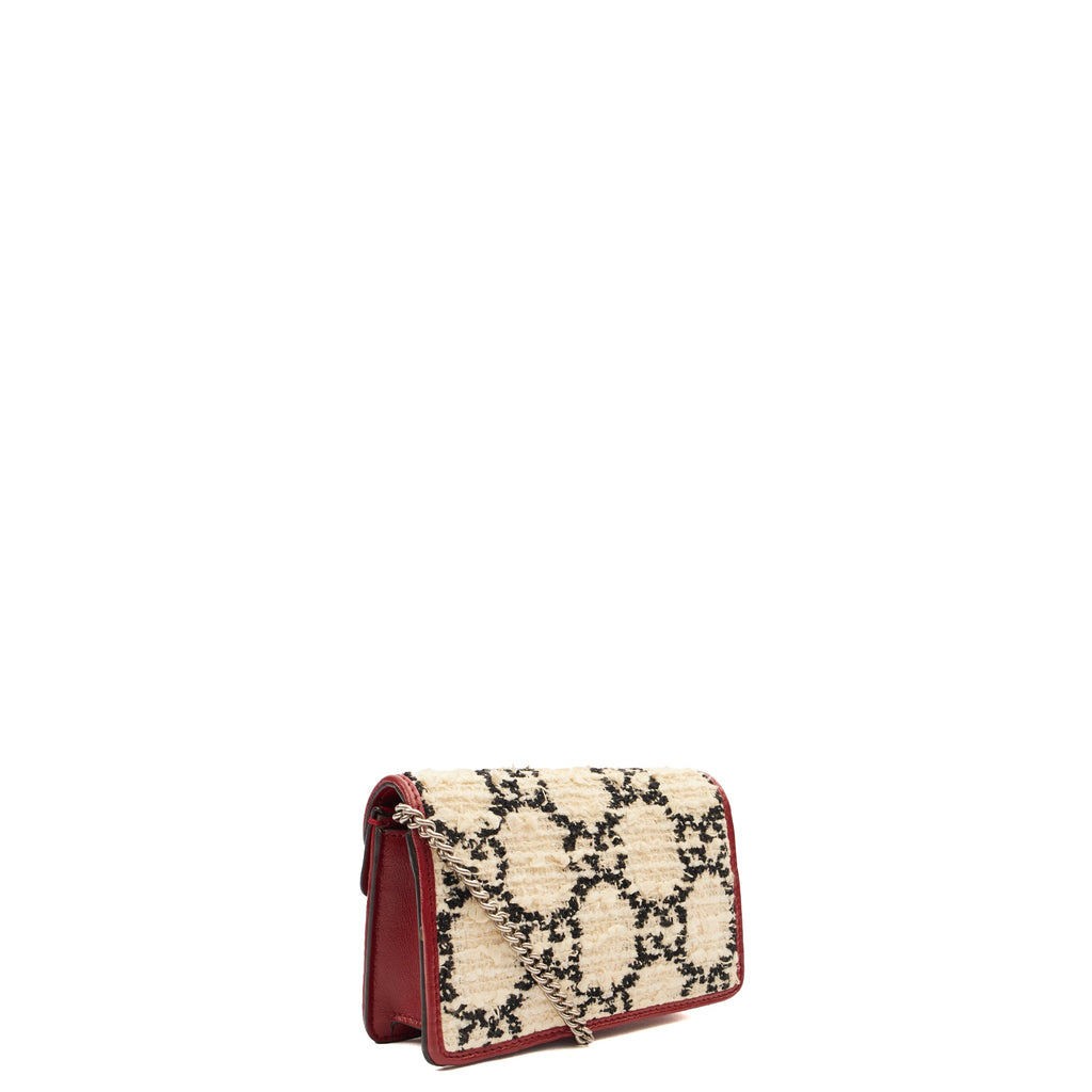 Gucci Mini Bag Dionysus - Super Mini in White, Fabric