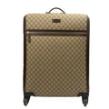 Gucci Wheeled Savoy Suitcase in Neutral, Leather