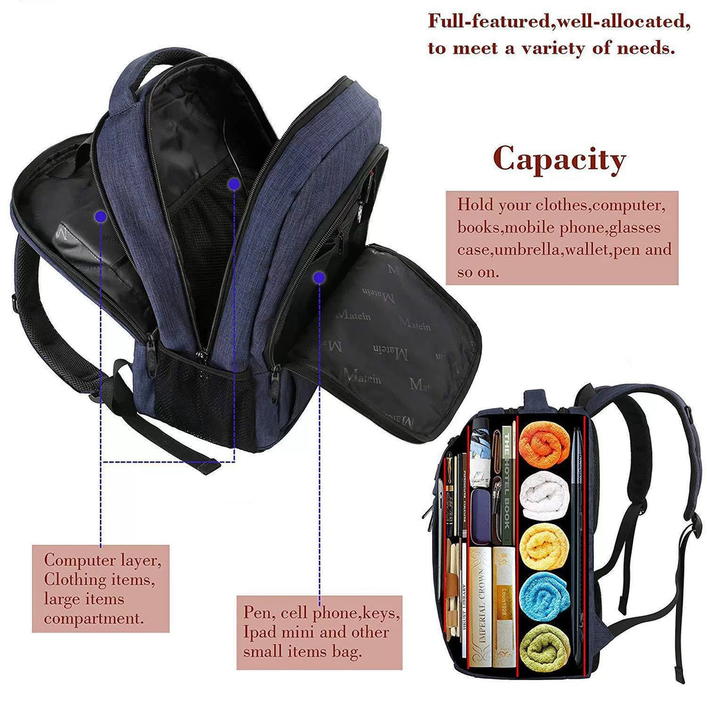 Men's High-End Large-Capacity Business Backpack Travel Laptop Backpack ZK415
