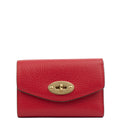 Mulberry Wallet Darley Wallet in Scarlet Red, Calfskin Leather