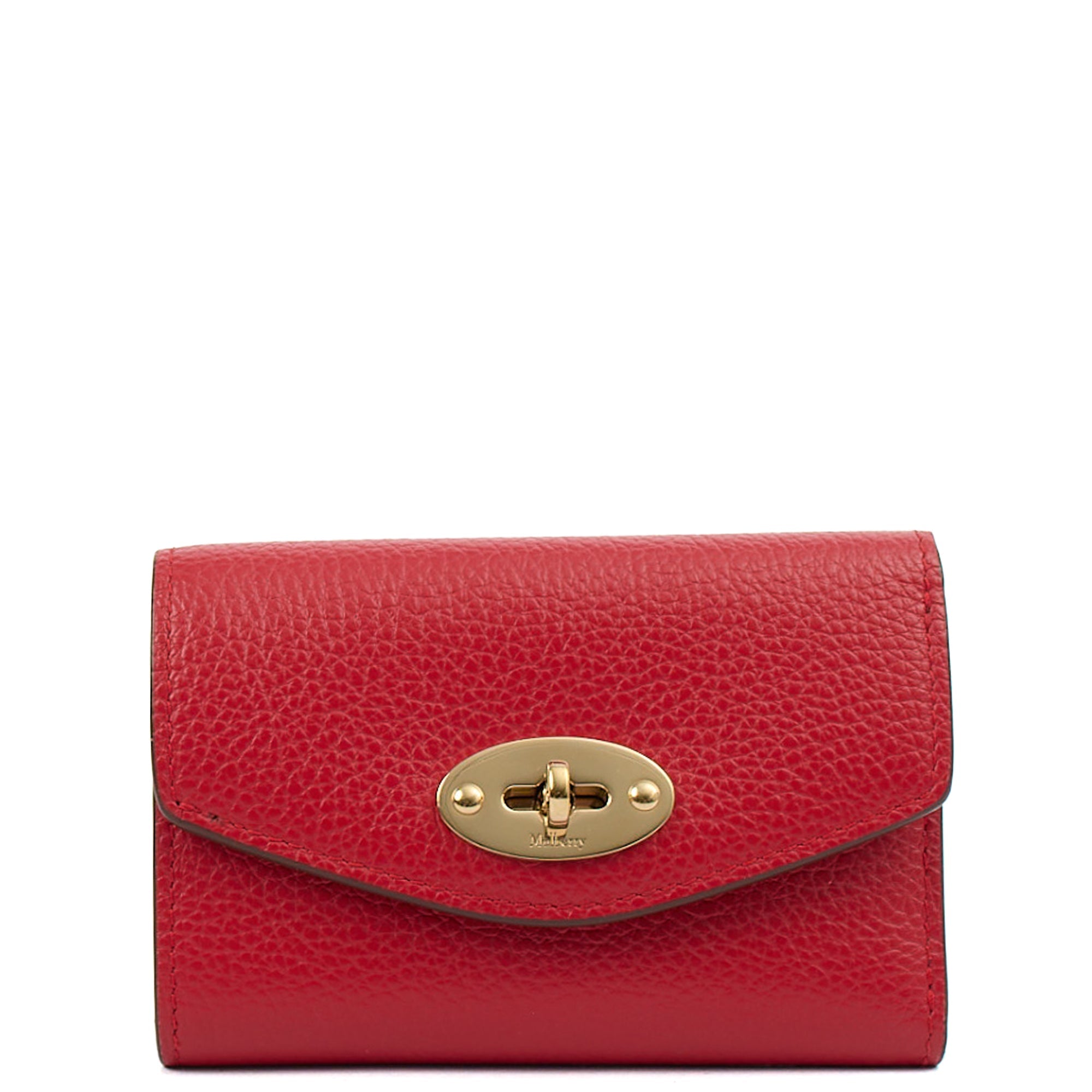 Mulberry Wallet Darley Wallet in Scarlet Red, Calfskin Leather
