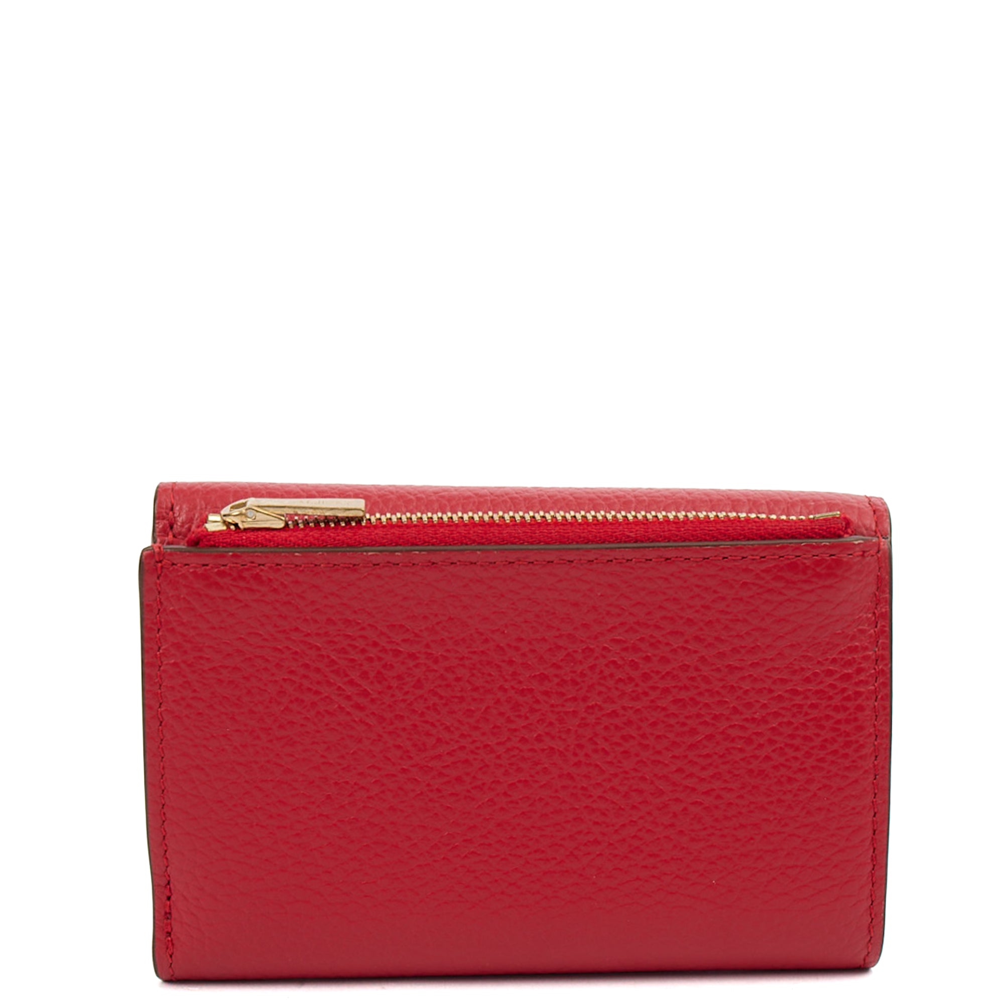 Mulberry Wallet Darley Wallet in Scarlet Red, Calfskin Leather