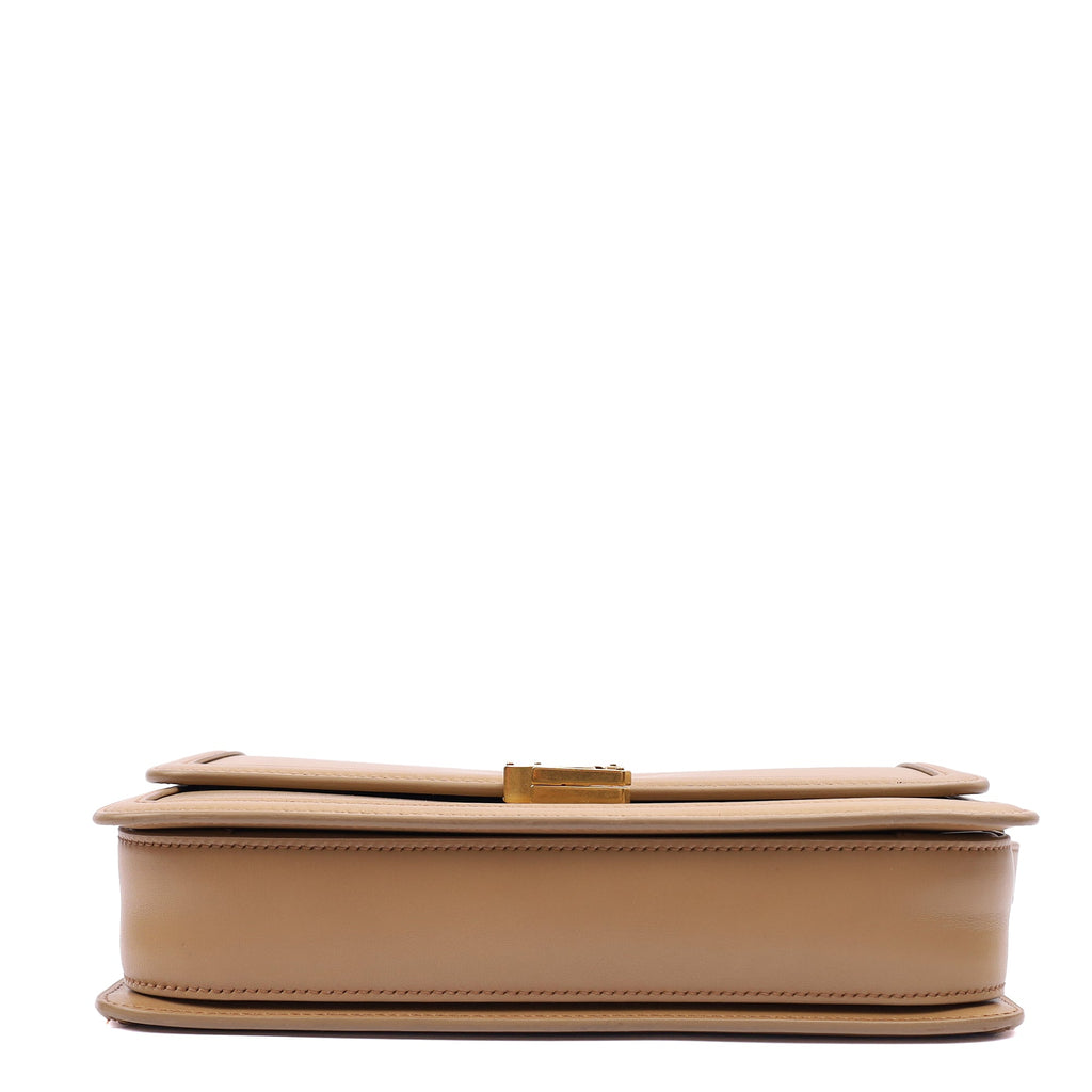 Saint Laurent Cross Body Solferino- Small in Neutral, Calfskin Leather