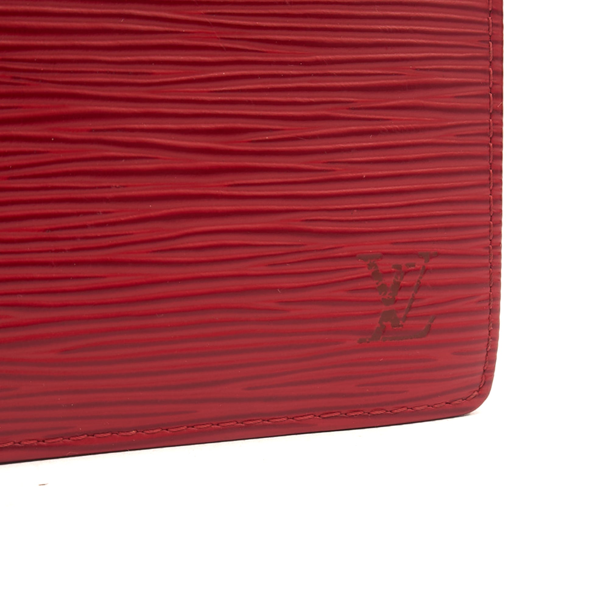 Louis Vuitton Wallet Wallet in Red, Epi Leather