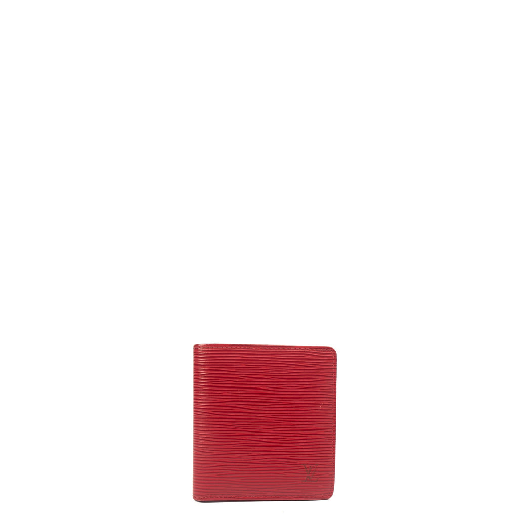 Louis Vuitton Wallet Wallet in Red, Epi Leather